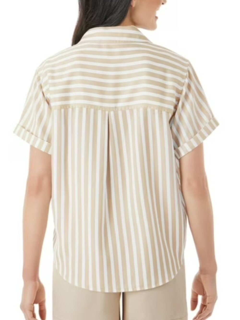 Member's Mark Women's Short Sleeve Tencel Camp Shirt Size XXL - Picture 2 of 9